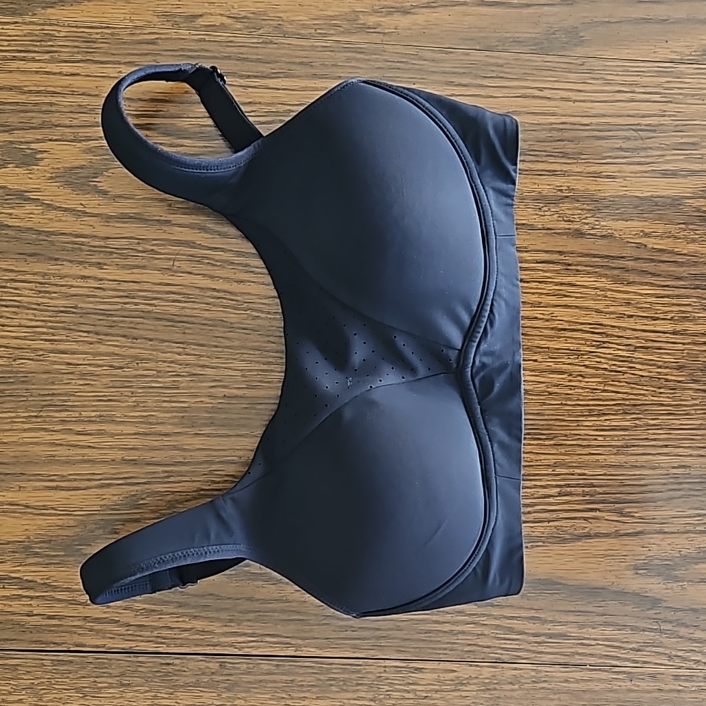 Run Times Bra High Support, 32 D Lululemon Black
